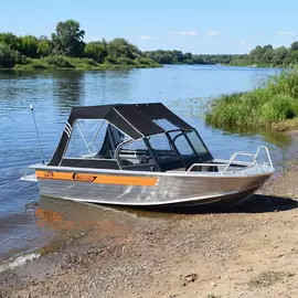 Вельбот-47DC - алюминиевая моторная лодка