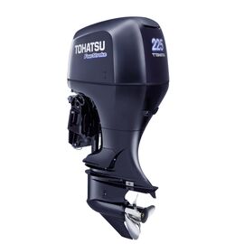 Tohatsu BFT 225 с дистанционным управлением и гидроподъёмником; длинной ногой - 4х-тактный лодочный мотор