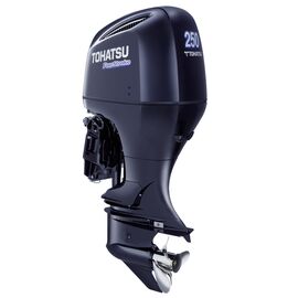 Tohatsu BFT 250 с дистанционным управлением и гидроподъёмником; длинной ногой - 4х-тактный лодочный мотор