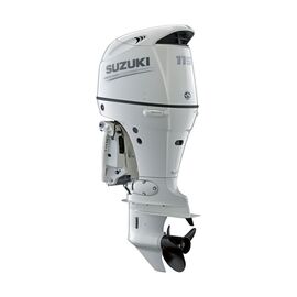 Suzuki DF115AZL (X) White, левостороннее движение винта - 4х-тактный лодочный мотор