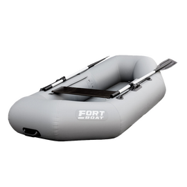 FORT boat 220 - гребная надувная лодка ПВХ, Цвет лодки: Серый