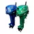 Allfa CG T9.9 MAX лимит (синий, зеленый) - 2х-тактный лодочный мотор, Цвет: Зелёный