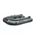 Riverboats RB-430 килевая+фальшборт, с фанерным пайолом со стрингерами - моторная надувная лодка ПВХ, Цвет лодки: Серо-черный, изображение 8