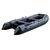 Riverboats RB-410 килевая, с фанерным пайолом со стрингерами - моторная надувная лодка ПВХ, Цвет лодки: Серо-черный, изображение 8