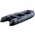 Riverboats RB-370 12 мм килевая, с фанерным пайолом со стрингерами - моторная надувная лодка ПВХ, Цвет лодки: Серо-черный, изображение 2