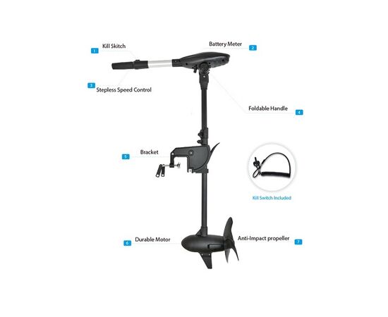 Haswing Protruar B 4.0 - 24 В - лодочный электромотор, изображение 2