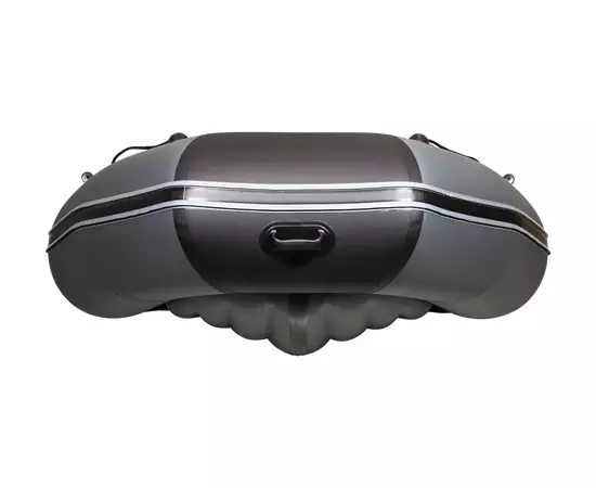 Таймень NX 3800 НДНД PRO килевая, с надувным дном низкого давления - моторная надувная лодка ПВХ, Цвет лодки: Графитово-черный, изображение 5
