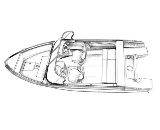 Windboat 4.6 DСX  двухконсольная - алюминиевая моторная лодка, изображение 7