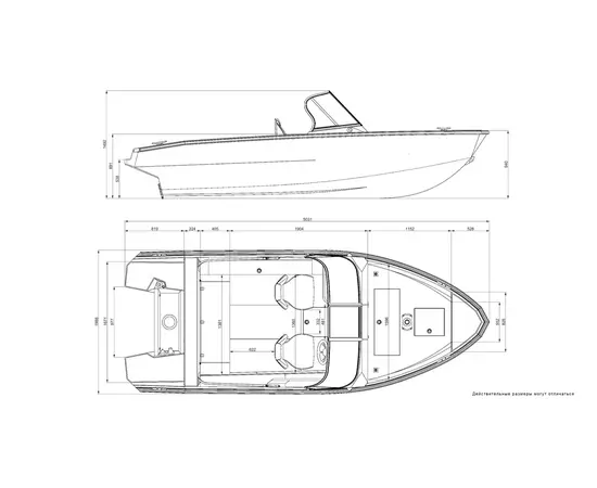 Windboat 4.6 DСX  двухконсольная - алюминиевая моторная лодка, изображение 19