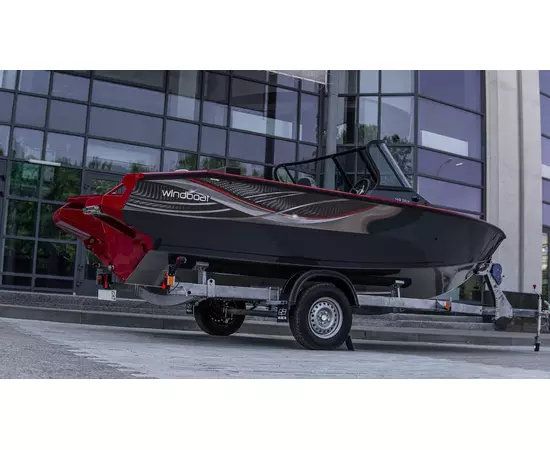 Windboat 4.9 DCX - двухконсольная  алюминиевая моторная лодка, изображение 2