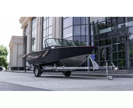 Windboat 4.9 DCX - двухконсольная  алюминиевая моторная лодка, изображение 38