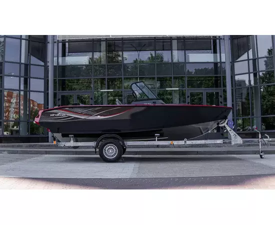 Windboat 4.9 DCX - двухконсольная  алюминиевая моторная лодка, изображение 48
