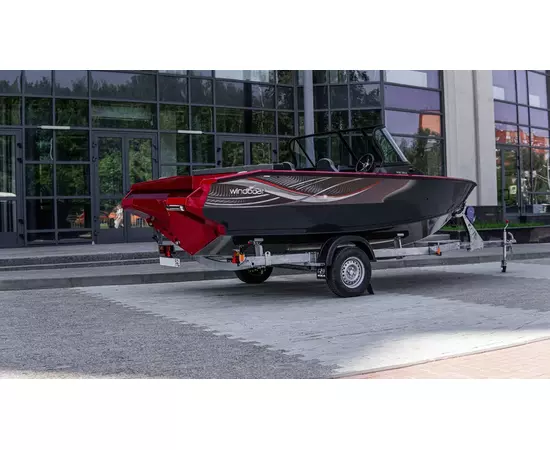 Windboat 4.9 DCX - двухконсольная  алюминиевая моторная лодка, изображение 49