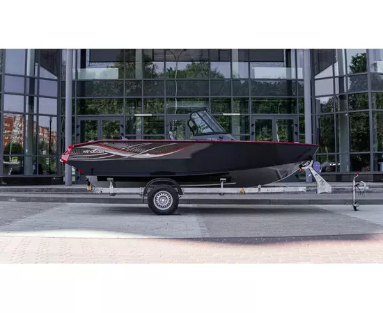 Windboat 4.9 DCX - двухконсольная  алюминиевая моторная лодка, изображение 50