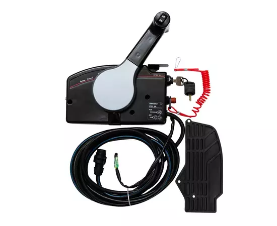 Hidea HD 90 FEL-T с дистанционным управлением и гидроподъёмом; длинной ногой - 2х-тактный лодочный мотор, изображение 6