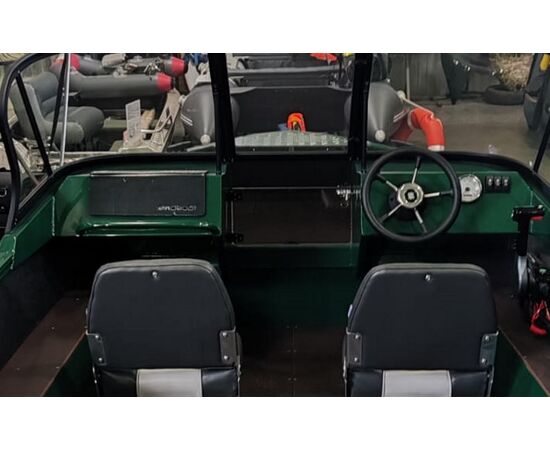 Комплект алюминиевой моторной лодки Windboat 4.2 DC Evo S с  лодочным мотором Hidea HDEF 30 FES-T., изображение 8
