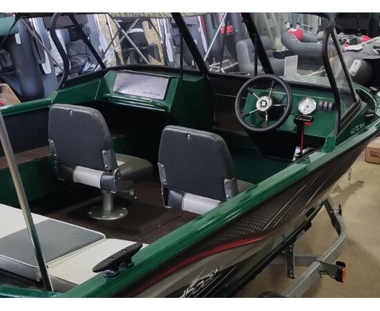 Комплект алюминиевой моторной лодки Windboat 4.2 DC Evo S с  лодочным мотором Hidea HDEF 30 FES-T., изображение 7