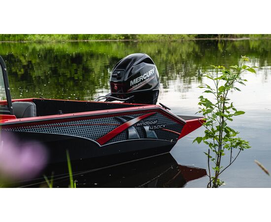 Windboat 4.5 DCX серая алюминиевая моторная лодка с дополнительной комплектацией, изображение 18