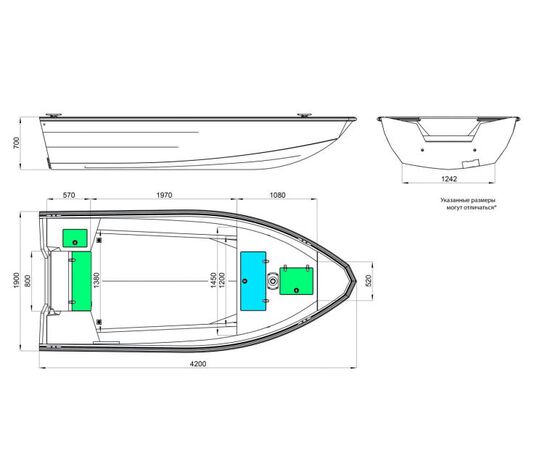 Windboat 4.2 C EVO красная алюминиевая моторная лодка с дополнительной комплектацией, изображение 21