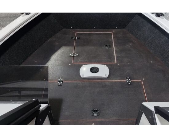 Windboat 4.5 DCX серая алюминиевая моторная лодка с дополнительной комплектацией, изображение 8
