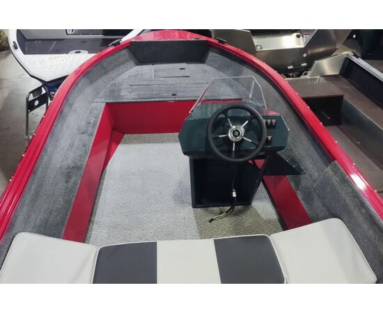 Windboat 4.2 C EVO красная алюминиевая моторная лодка с дополнительной комплектацией, изображение 8
