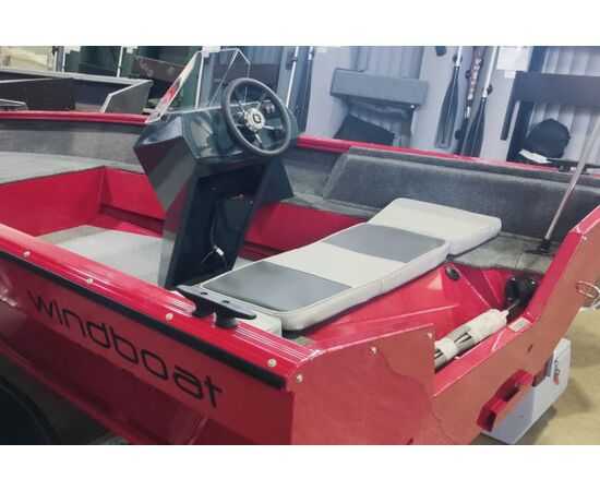Windboat 4.2 C EVO красная алюминиевая моторная лодка с дополнительной комплектацией, изображение 7