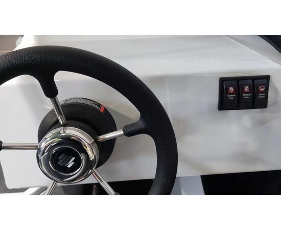 Windboat 4.5 DCX серая алюминиевая моторная лодка с дополнительной комплектацией, изображение 12