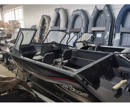 Windboat 4.5 DCX двухконсольная с дополнительной комплектацией - алюминиевая моторная лодка, изображение 14