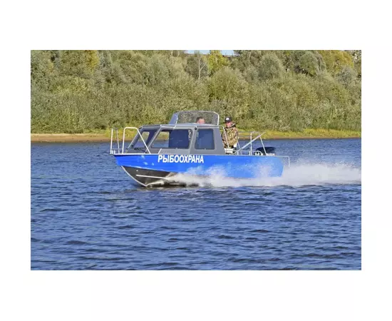 Алюминиевый катер Неман 550 с каютой, изображение 9