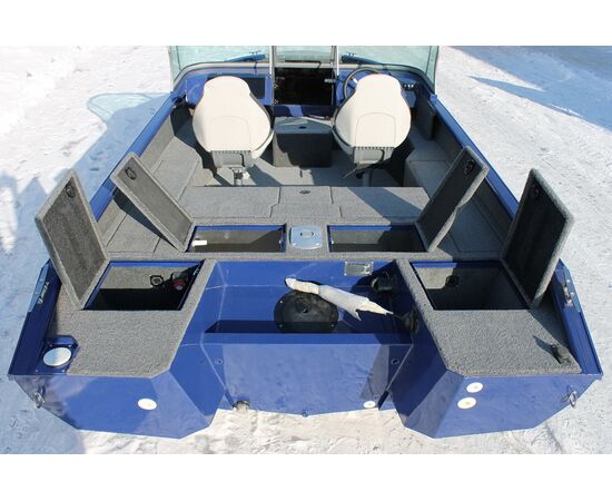 Windboat 4.6DС EVO Fish двухконсольная - алюминиевая моторная лодка (архив), изображение 3