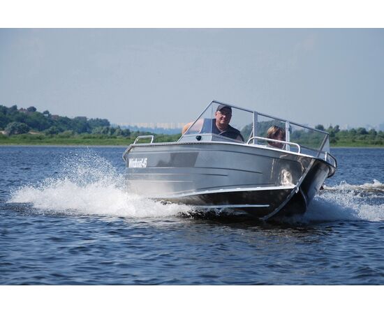 Windboat 45MPro капотная - алюминиевая моторная лодка (архив), изображение 2
