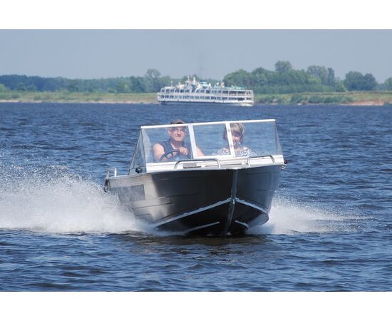 Windboat 45MPro капотная - алюминиевая моторная лодка (архив), изображение 4