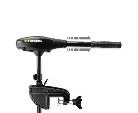 Minn Kota ENDURA MAX 50 с индикатором заряда батареи, телескопическим румпелем  - лодочный электромотор, изображение 6
