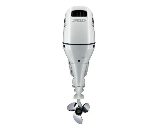 Suzuki DF200ATL (X) White, дистанция/электрозапуск/трим, белый - 4х-тактный лодочный мотор, изображение 3