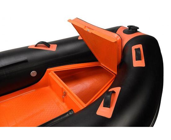 Адмирал RIB 380 - классический RIB - жёстко-надувная моторная лодка ПВХ, Цвет лодки: Серый, изображение 4
