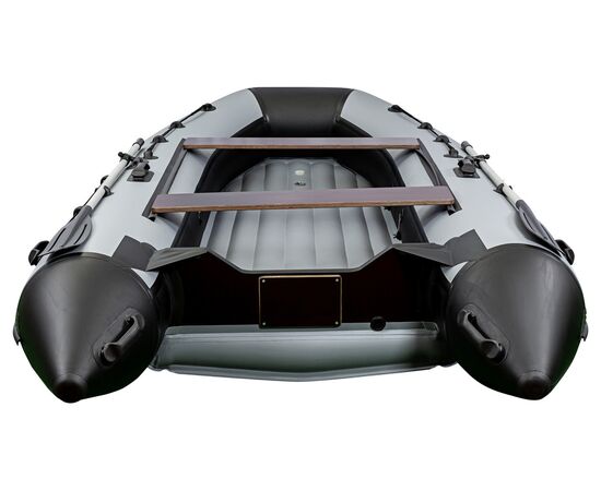 Riverboats RB-430 НДНД с надувным дном низкого давления - моторная надувная лодка ПВХ, Цвет лодки: Серо-черный, изображение 8