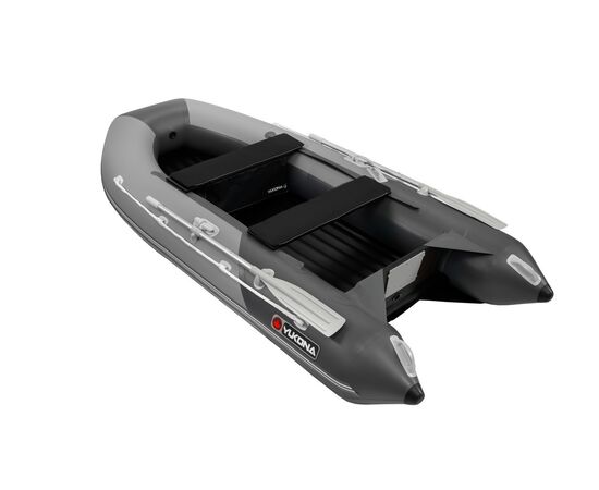 Yukona 340 НДНД с надувным дном низкого давления - моторная надувная лодка ПВХ, Тип дна: Надувное дно низкого давления, Цвет лодки: Зелёный, изображение 8