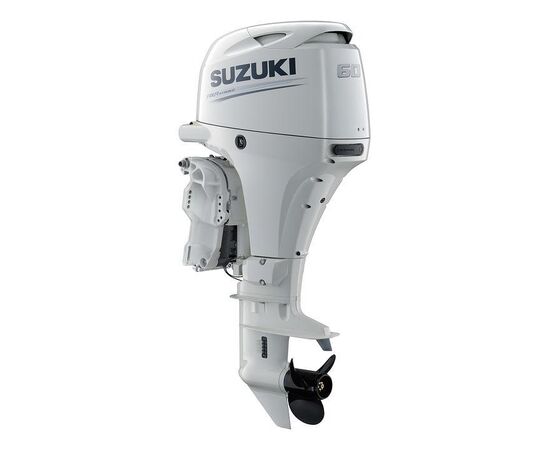 Suzuki DF60ATS (L,X) дистанция/электрозапуск/трим, белый - 4х-тактный лодочный мотор, изображение 3
