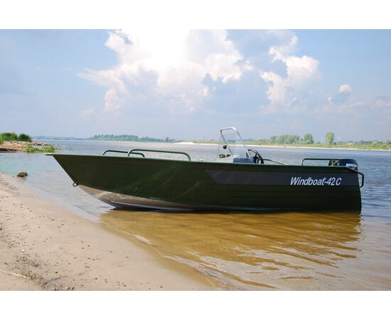 Windboat 42CM одноконсольная - алюминиевая моторная лодка (архив), изображение 3
