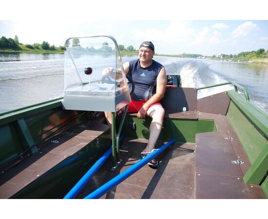 Windboat 42CM одноконсольная - алюминиевая моторная лодка (архив), изображение 5