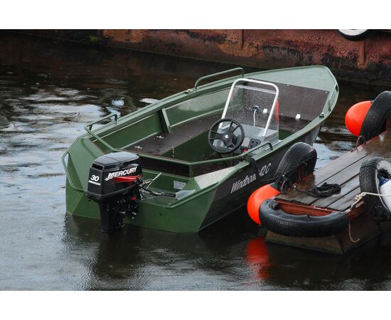 Windboat 42CM одноконсольная - алюминиевая моторная лодка (архив), изображение 2