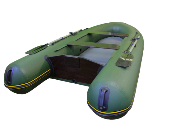 BoatMaster 310ТА с надувным дном высокого давления (airdeck) - моторная надувная лодка ПВХ, Цвет лодки: Оливковый, изображение 3