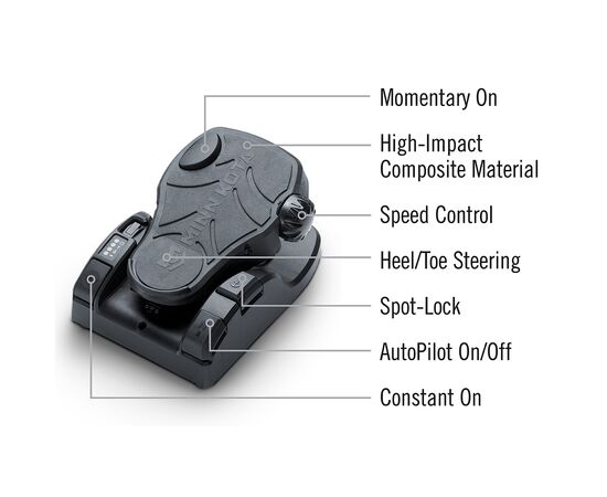 Minn Kota Ultrex 112/MSI/IP Link/BT/152 с пультом I-Pilot, педалью Heel-Toe, развертыванием Lift-Assist - лодочный электромотор, изображение 8